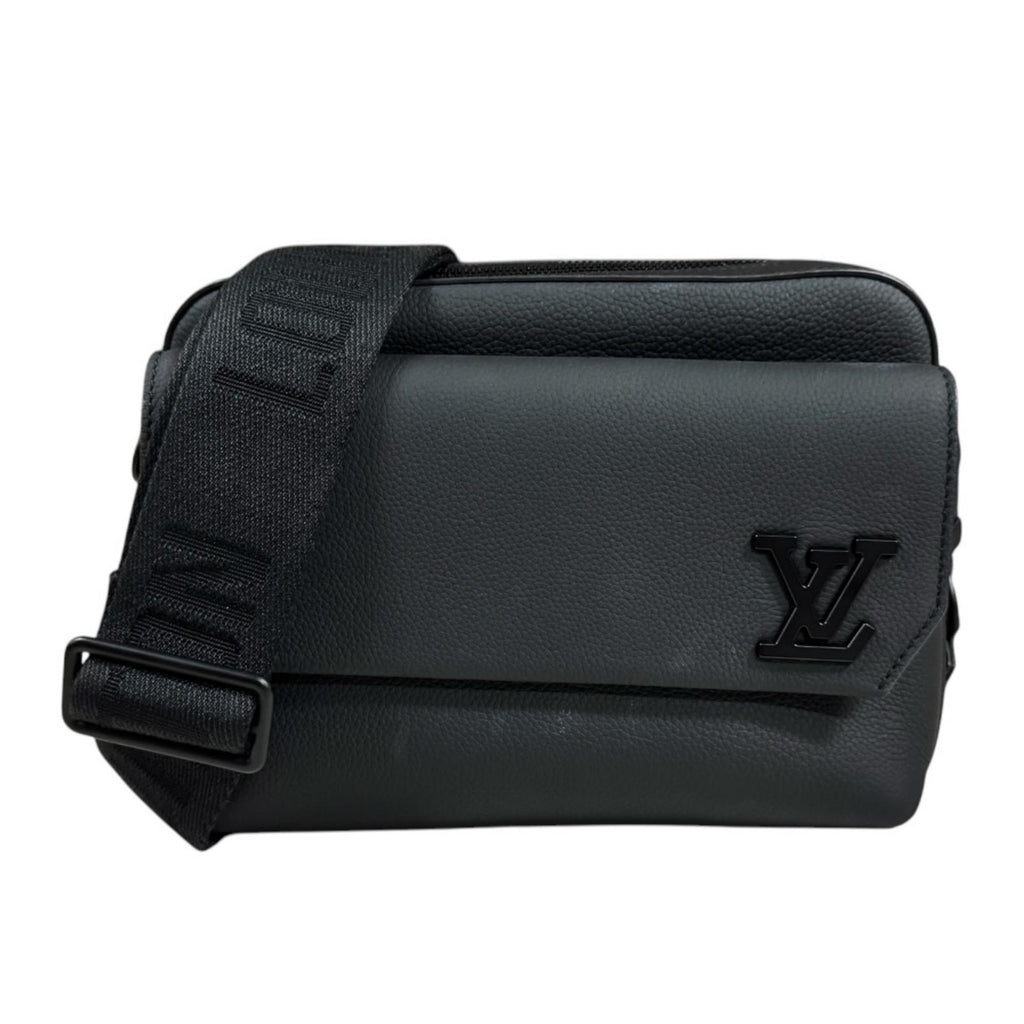 超極美品✨ルイヴィトン アエログラム ファストライン メッセンジャー バッグ 黒 LOUIS VUITTON ルイヴィトン ファストラインメッセンジャー LV アロエ