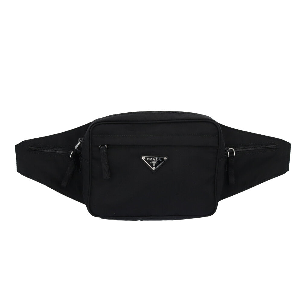 PRADA プラダ ボディバッグ ナイロン ブラック レディース 中古