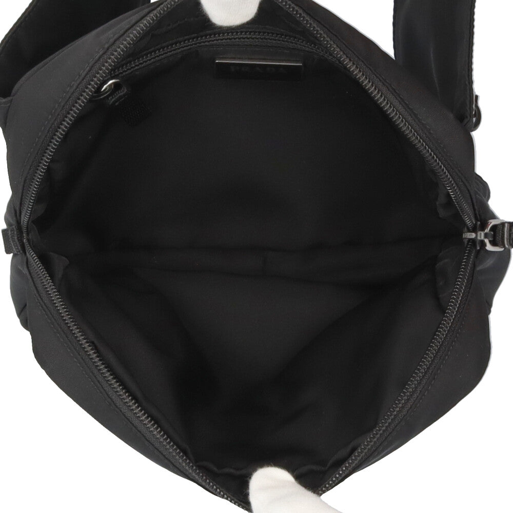 PRADA プラダ ボディバッグ ナイロン ブラック レディース 中古