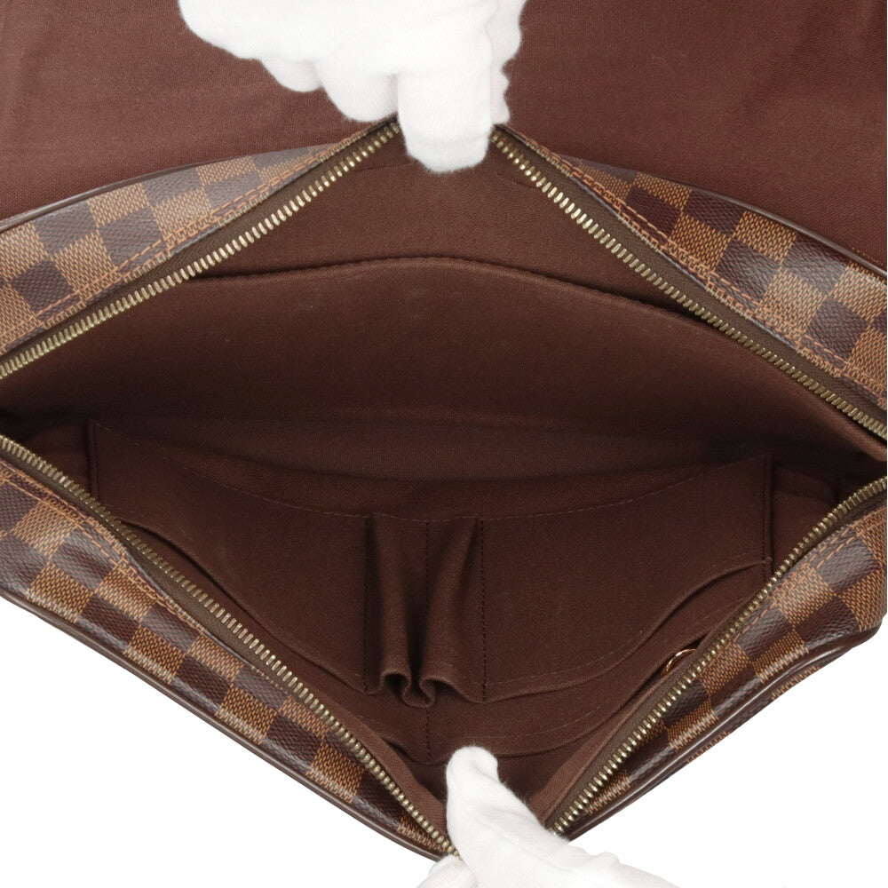 ルイヴィトン ダミエ キャンパス　ショルダーバッグ　ブラウン LOUIS VUITTON ルイヴィトン シェルトンMM ダミエ ショルダーバッグ