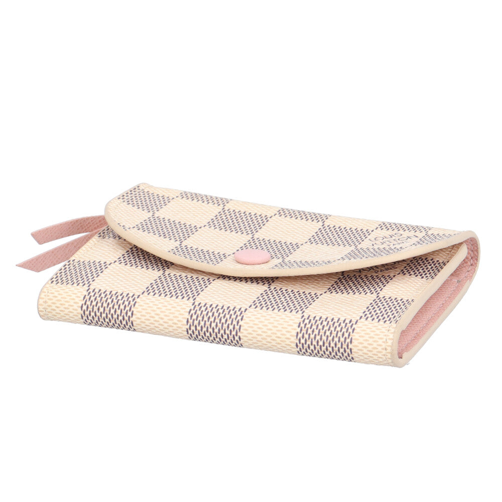 LOUIS VUITTON ルイヴィトン ポルトモネ ロザリ ダミエアズール コイン