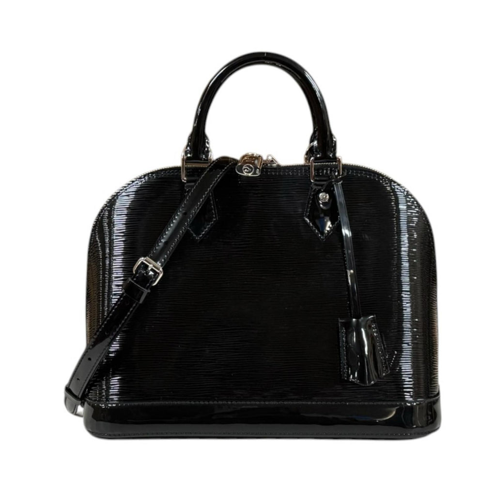 Louis Vuitton エピ アルマ PMハンドバッグ 黒 ストラップ付 LOUIS VUITTON ルイヴィトン アルマPM エピ エレクトリック ショルダー