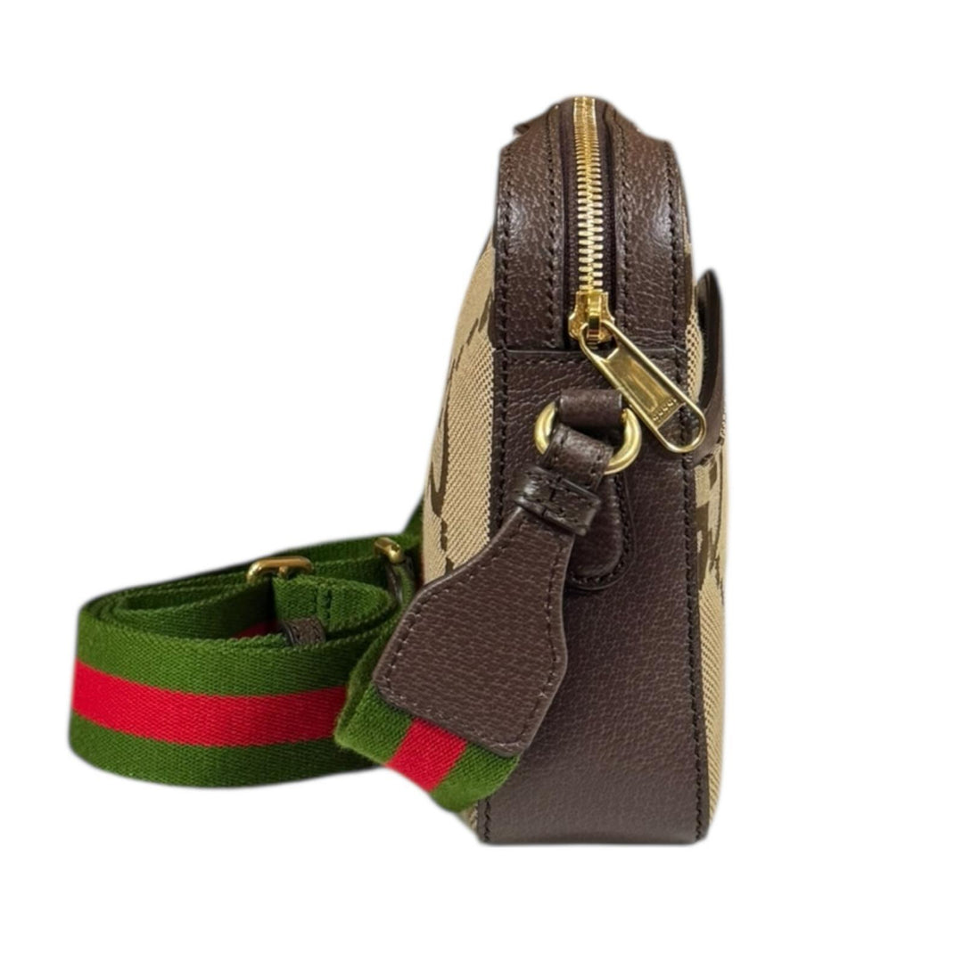 グッチ ジャンボGG ショルダーバッグ レザー 675891 ベージュ レディース GUCCI  中古 R&Kリサイクルキング GUCCI グッチ ジャンボGG ショルダーバッグ レザー ベージュ