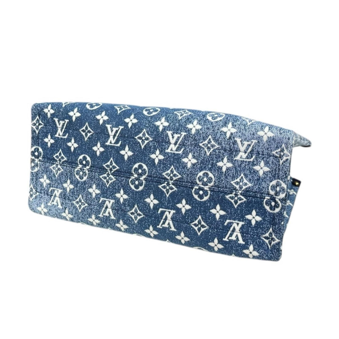 LOUIS VUITTON ルイヴィトン オンザゴーMM モノグラムジャガードデニム