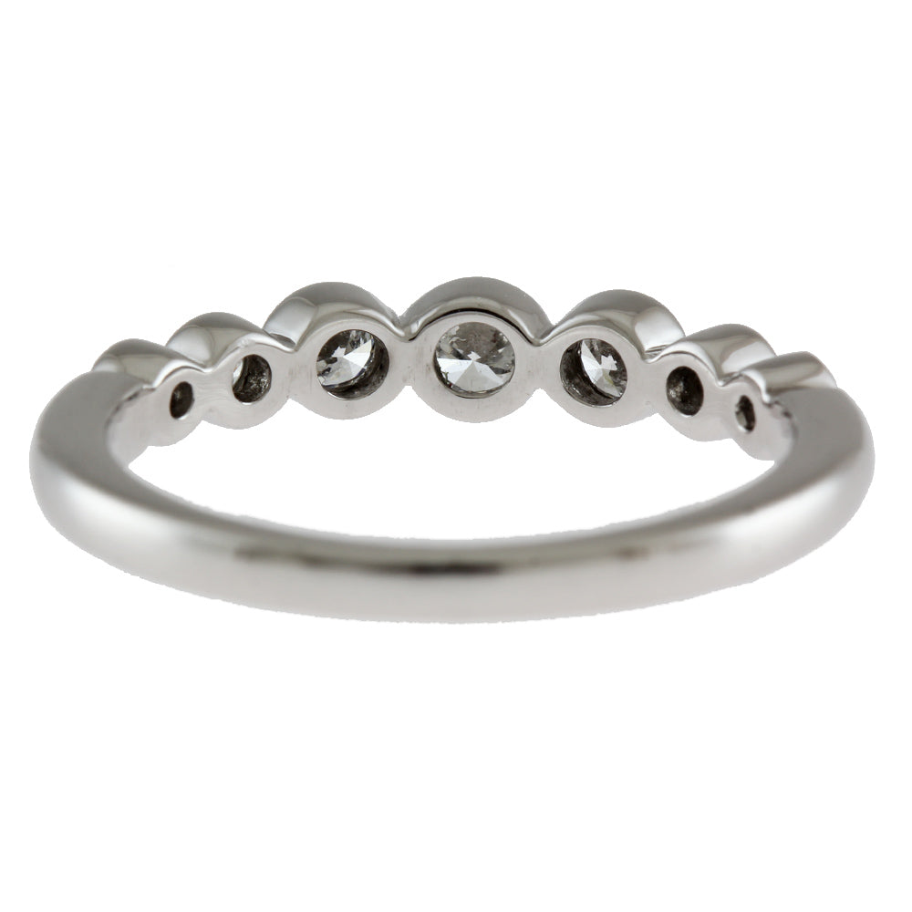 TIFFANY & Co. Tiffany Jazz Graduated Ring Size 15 Pt950