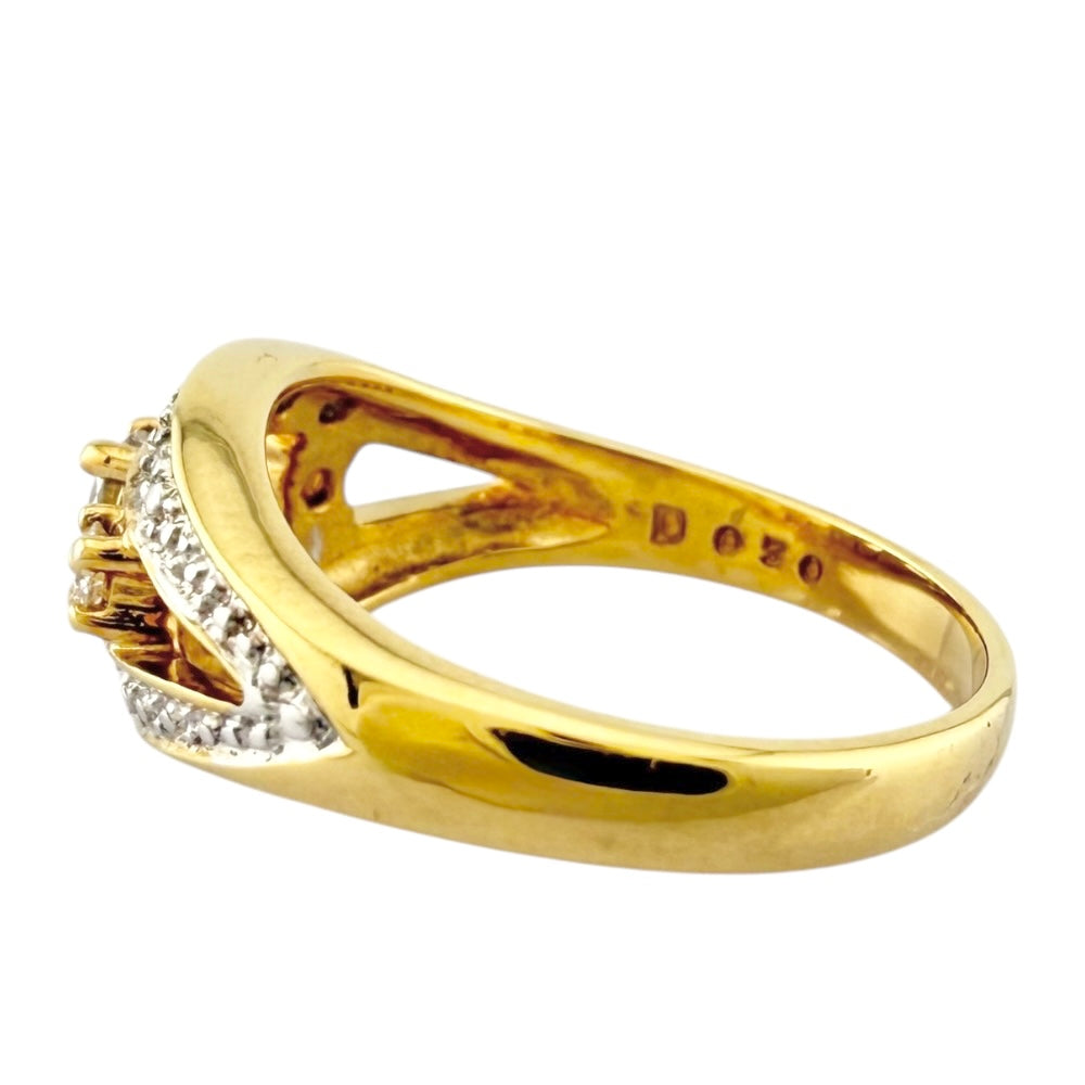 MIKIMOTO ミキモト リング 指輪 11号 18金 K18イエローゴールド