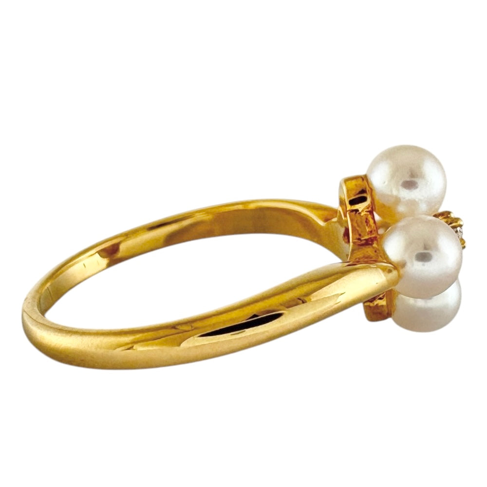 MIKIMOTO 真珠 ゴールドリング MIKIMOTO（ミキモト） パールリング