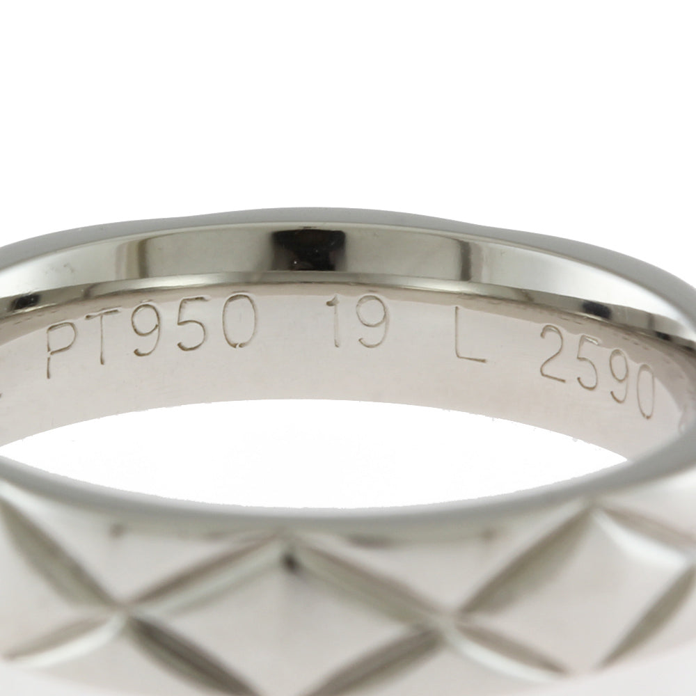 シャネル マトラッセ リング 指輪 4号 Pt950プラチナ レディース