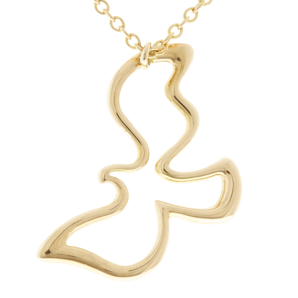 極美品】Tiffany & Co. ピンクゴールド バーネックレス TIFFANY&Co