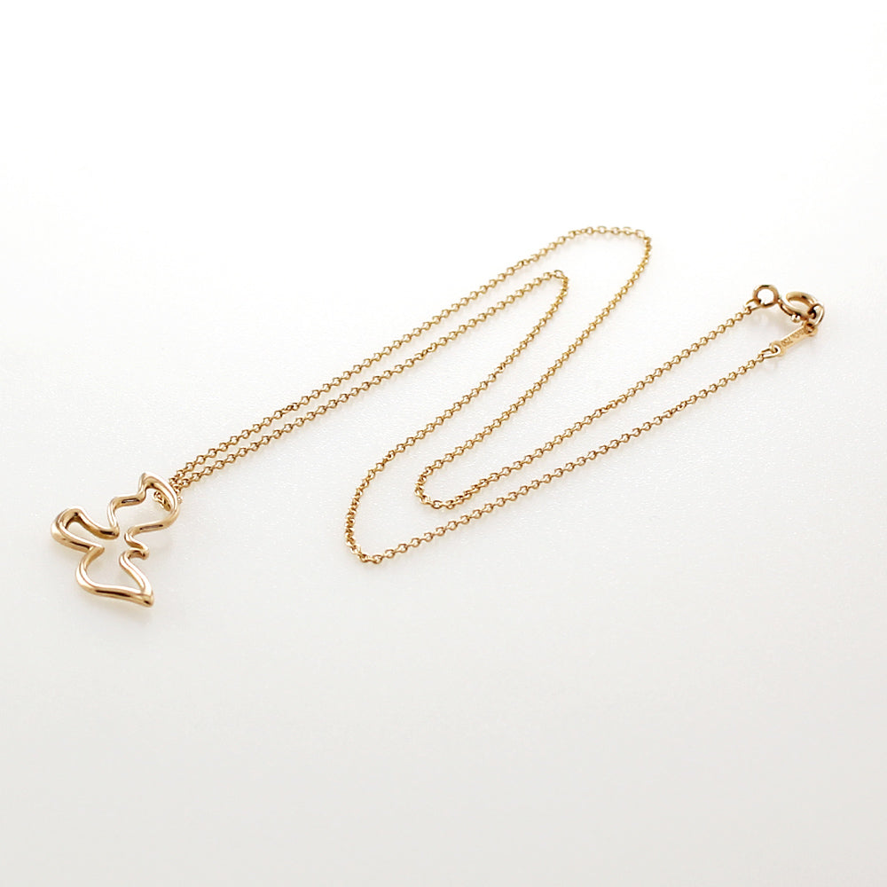 ティファニー TIFFANY&Co. ダブバード ネックレス 18金 K18ピンク