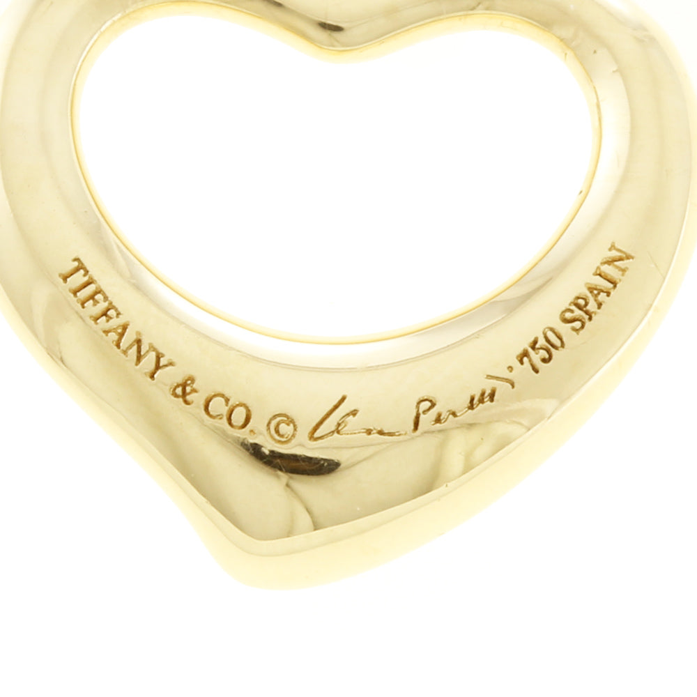 K18（18金） オープンハートペンダントトップ Amazon.co.jp: 18金 ペンダントトップ ハート オープンハート