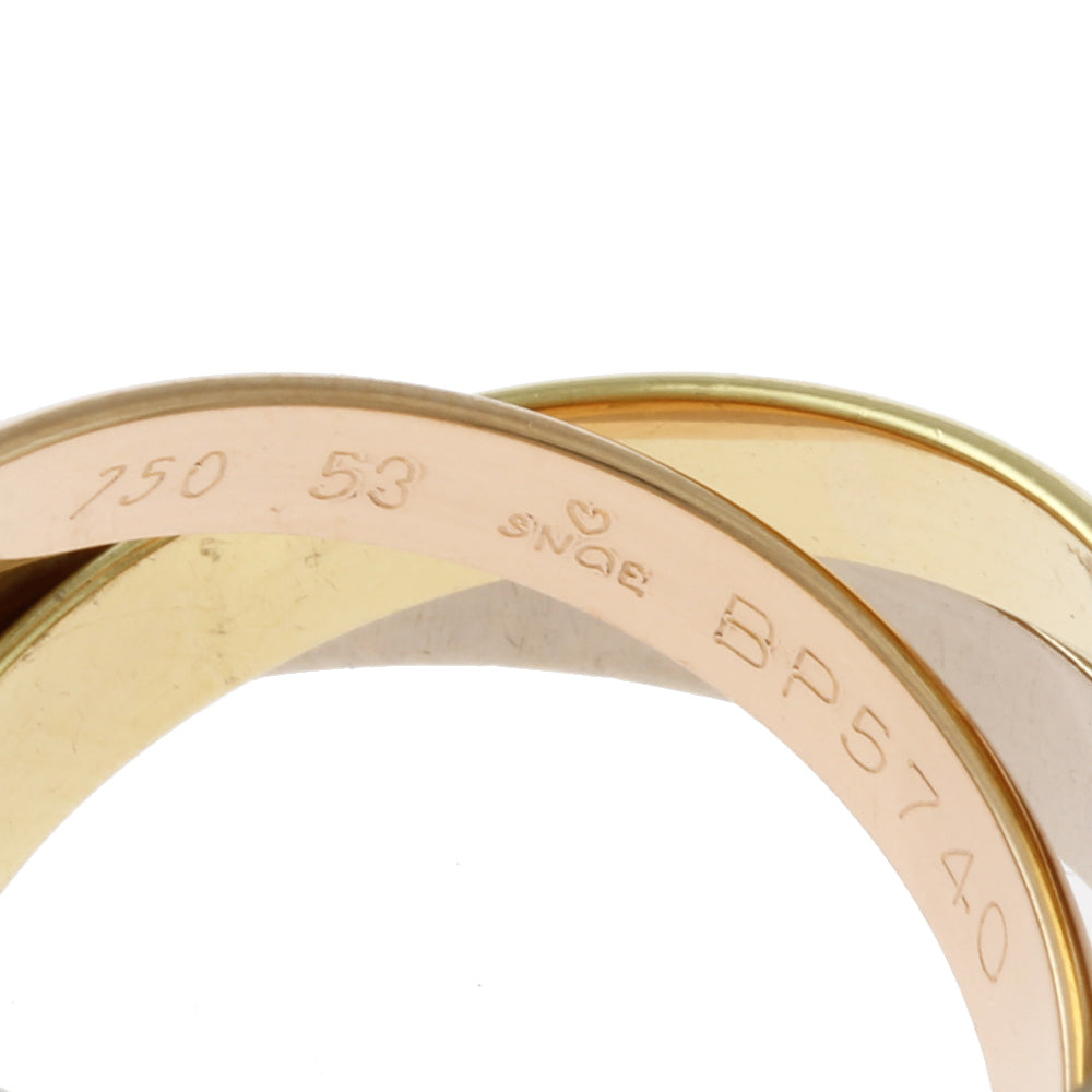 CARTIER カルティエ トリニティ リング 指輪 12号 18金 K18イエロー
