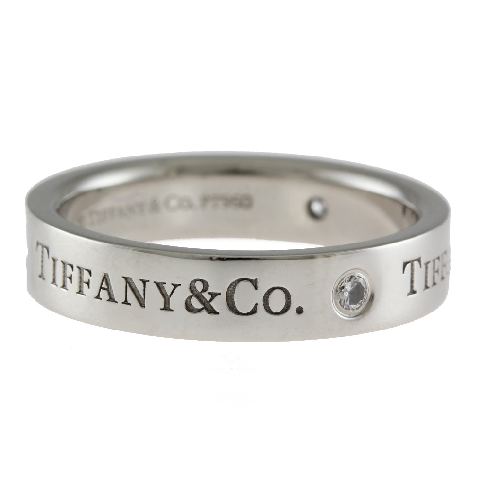 TIFFANY&Co. ティファニー フラットバンドリング リング 指輪 11号
