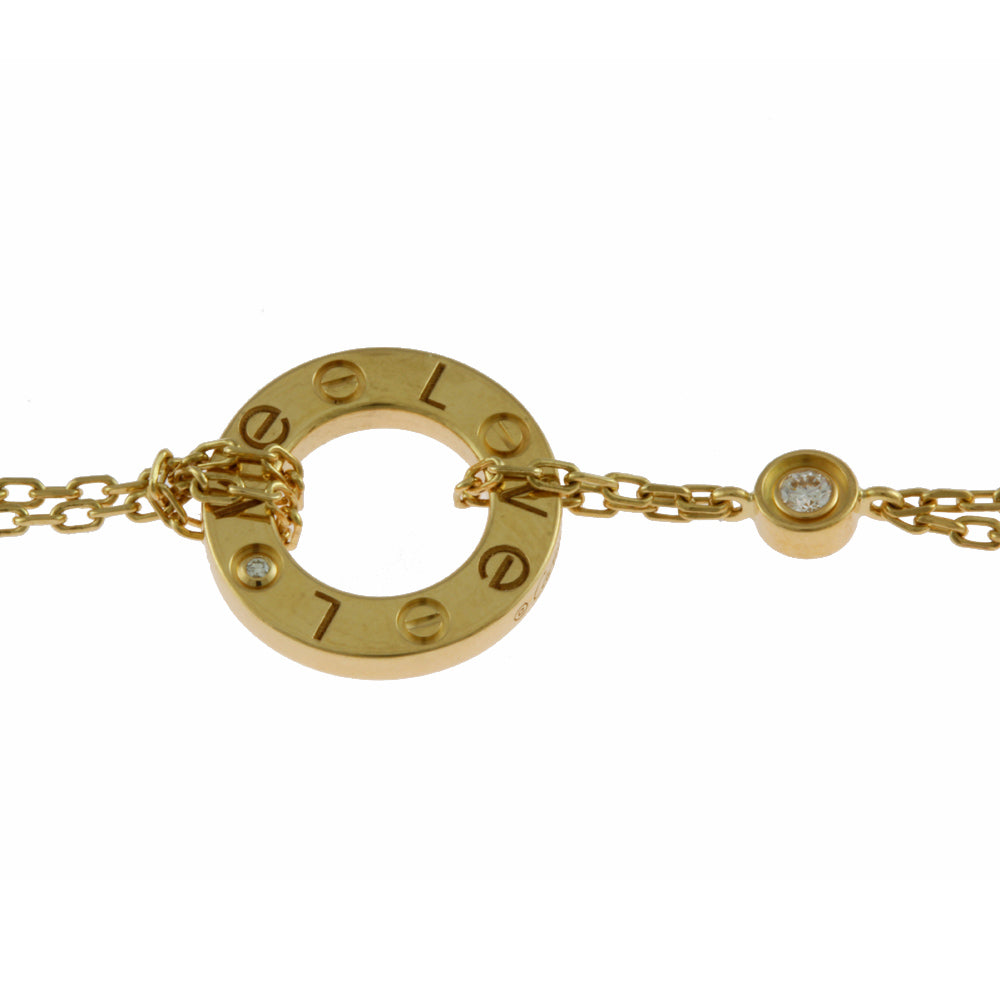 CARTIER カルティエ ラブサークル ブレスレット 18金 K18イエロー 