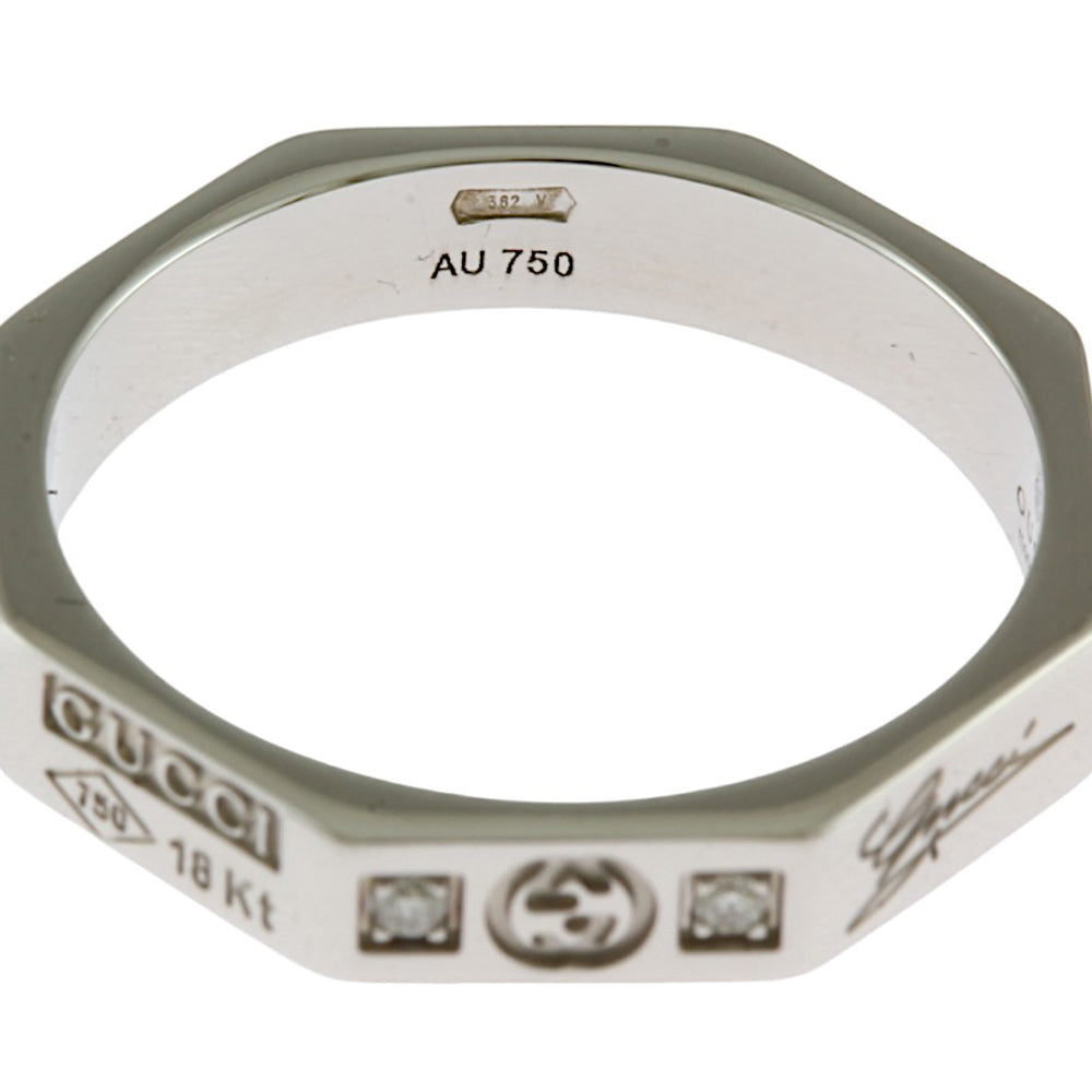 GUCCI グッチ オクタゴナル ダイヤモンド リング 指輪 12.5号 18金 K18