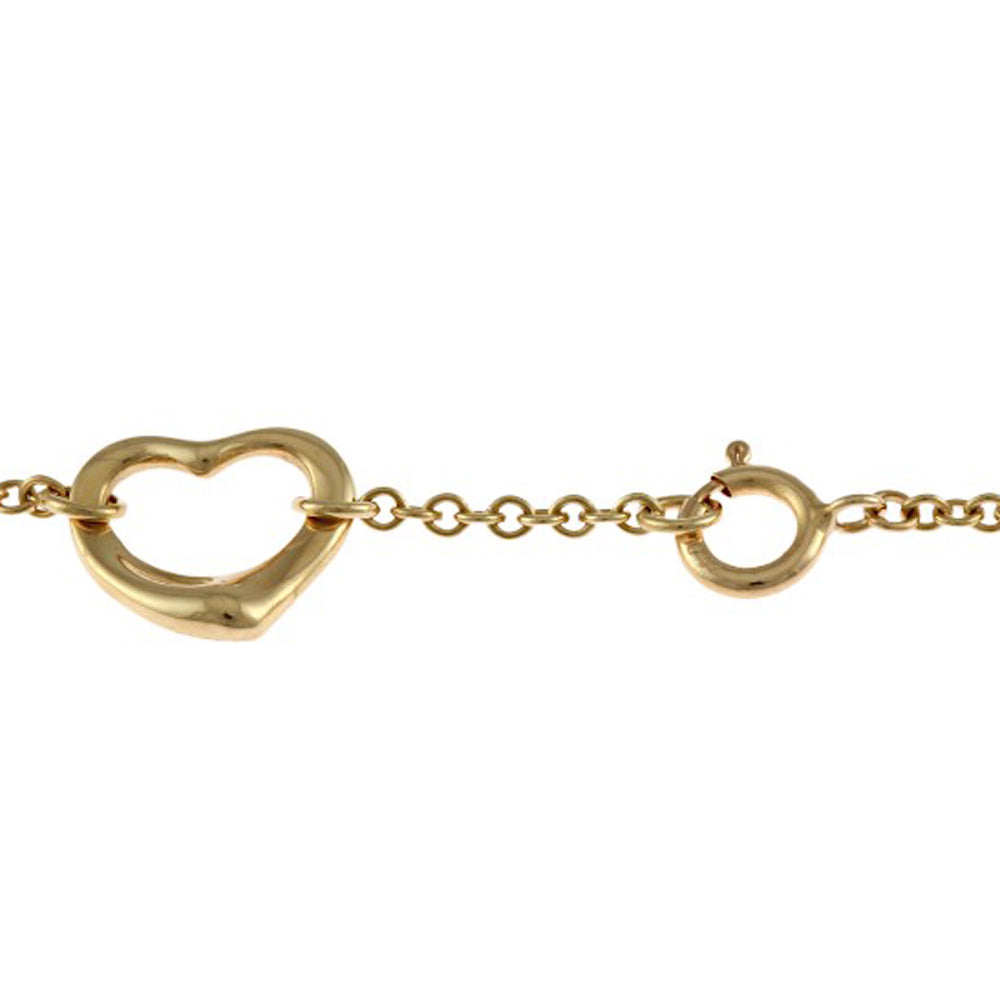 TIFFANY&Co. ティファニー オープンハート ブレスレット 18金 K18