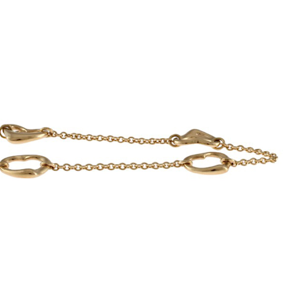 TIFFANY&Co. ティファニー オープンハート ブレスレット 18金 K18
