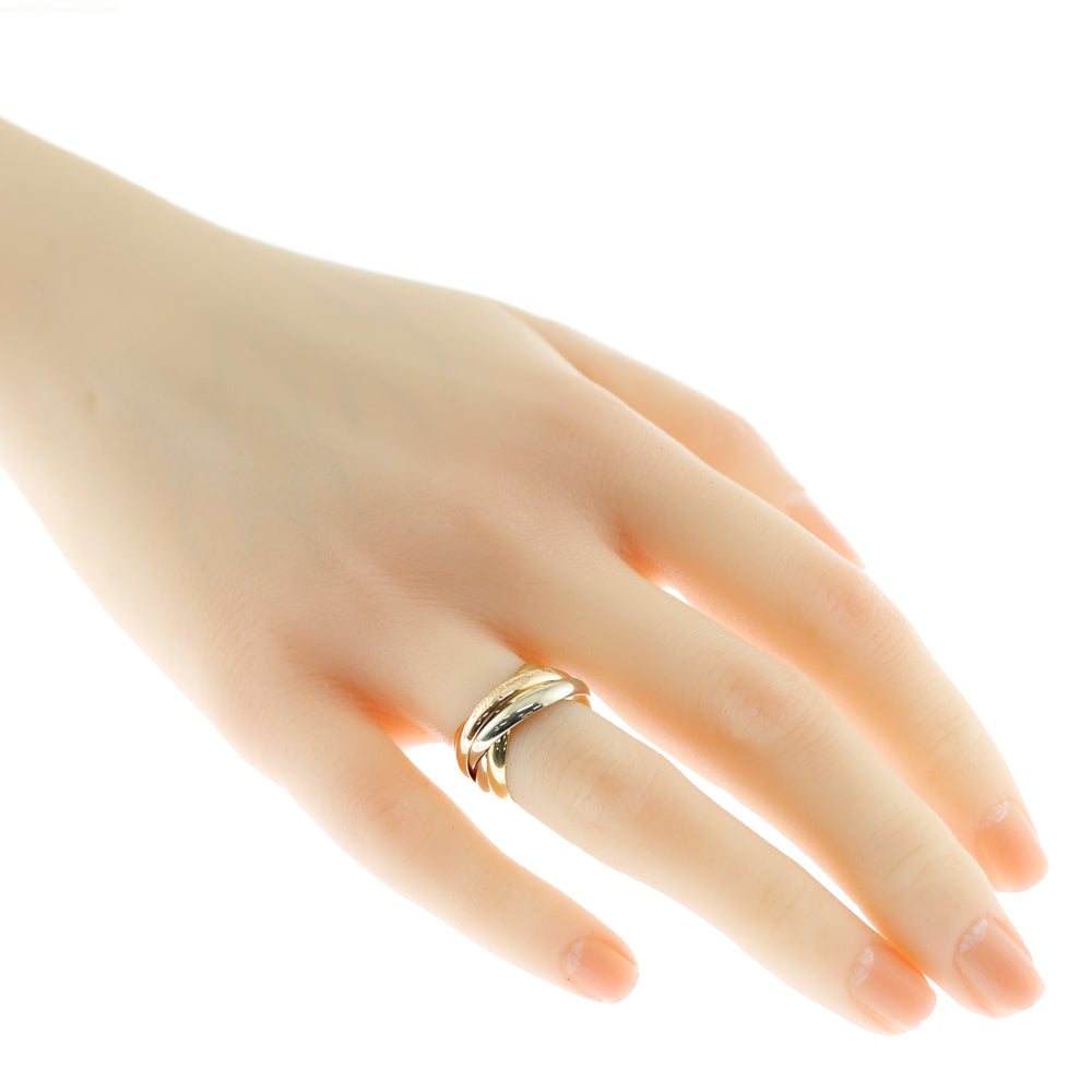 カルティエ トリニティリング K18ゴールド 指輪 Cartier カルティエ トリニティ リング 指輪 K18 19号 中古