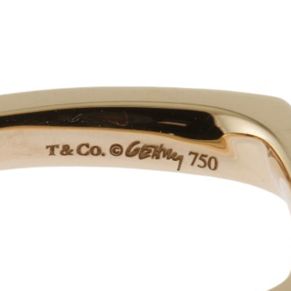 TIFFANY&Co. ティファニー リング T&COロゴ K18 7.5号 TIFFANY&Co. ティファニー シグネチャー リング 指輪 7.5号 18金