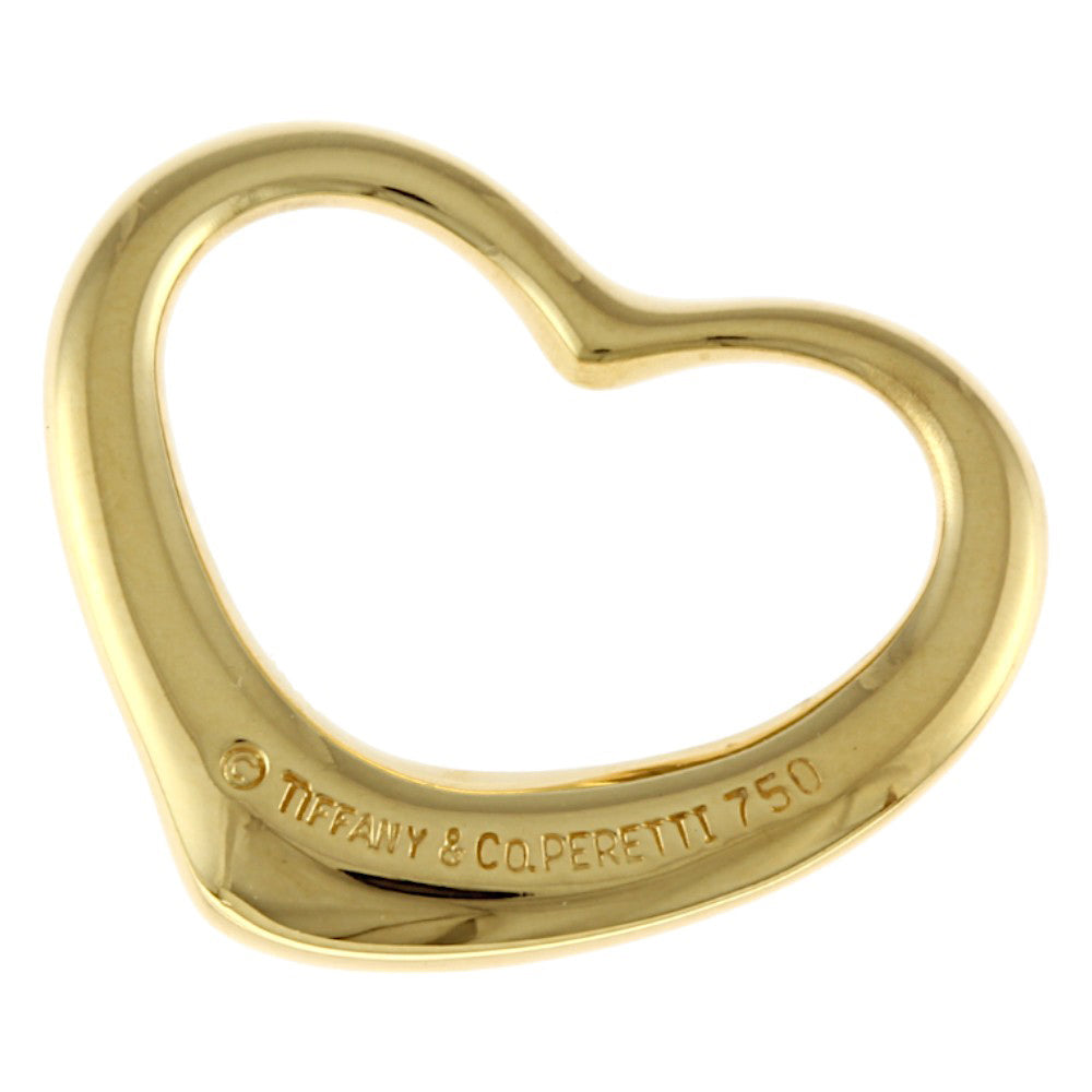 TIFFANY&Co. ティファニー オープンハート ペンダントトップ 18金 K18