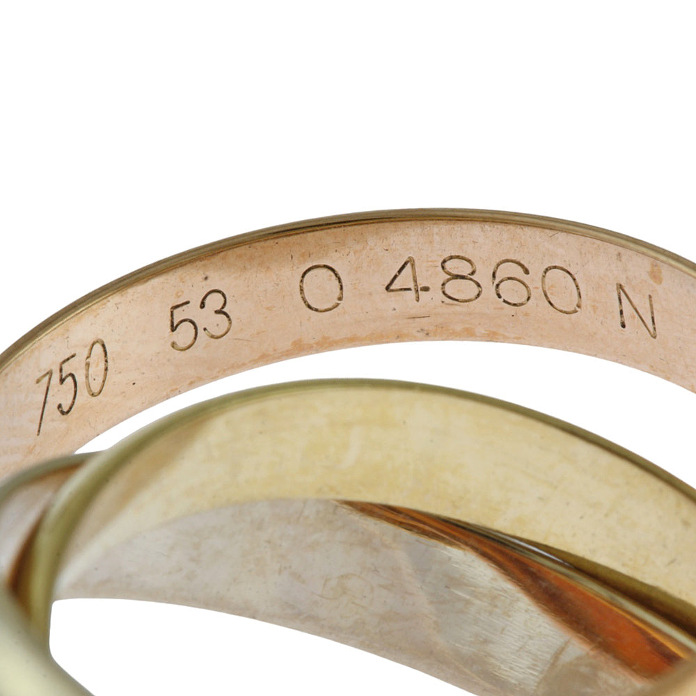 ⚪︎Cartier カルティエ トリニティリング750 K18 4.7g 9.5号