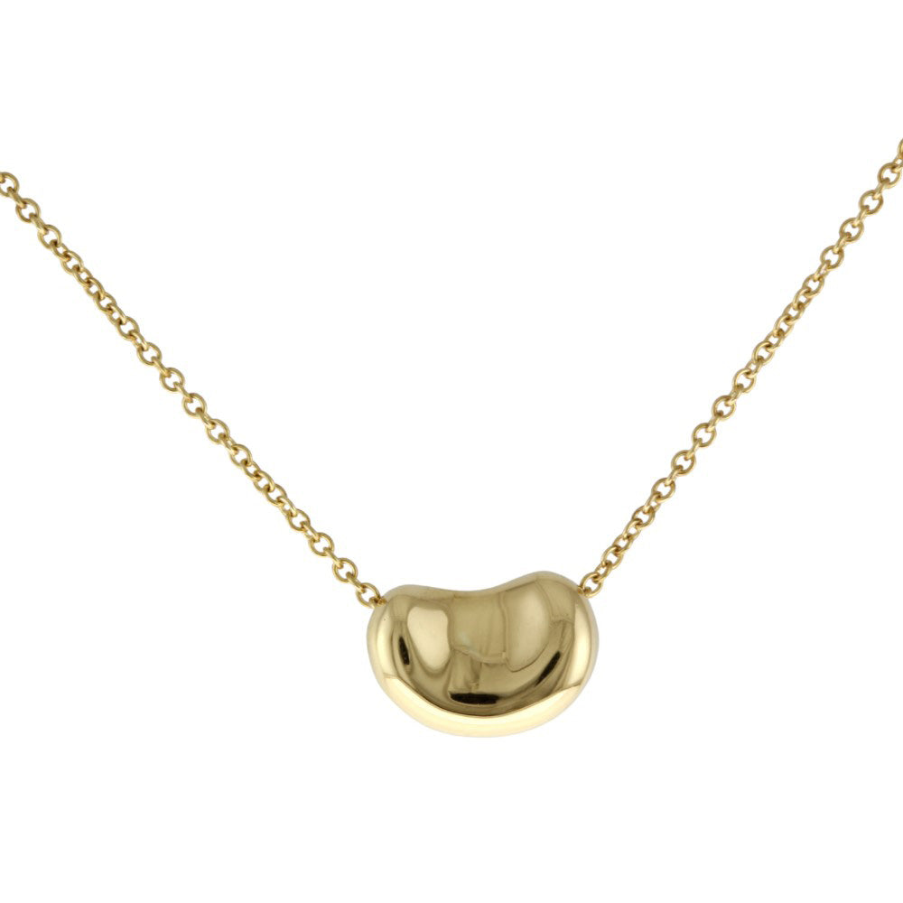 TIFFANY&Co. ティファニー ビーン ネックレス 18金 K18イエロー