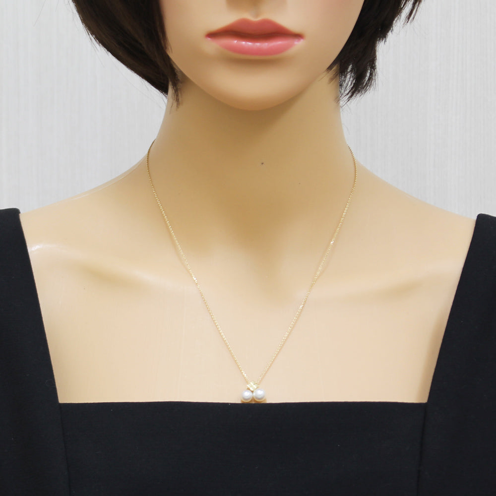 TASAKI タサキ ネックレス 18金 K18イエローゴールド アコヤパール