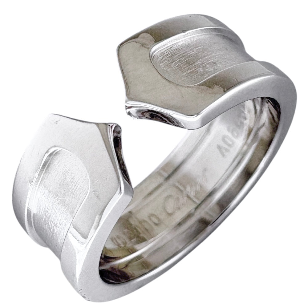 CARTIER カルティエ 2C リング 指輪 7号 18金 K18ホワイト
