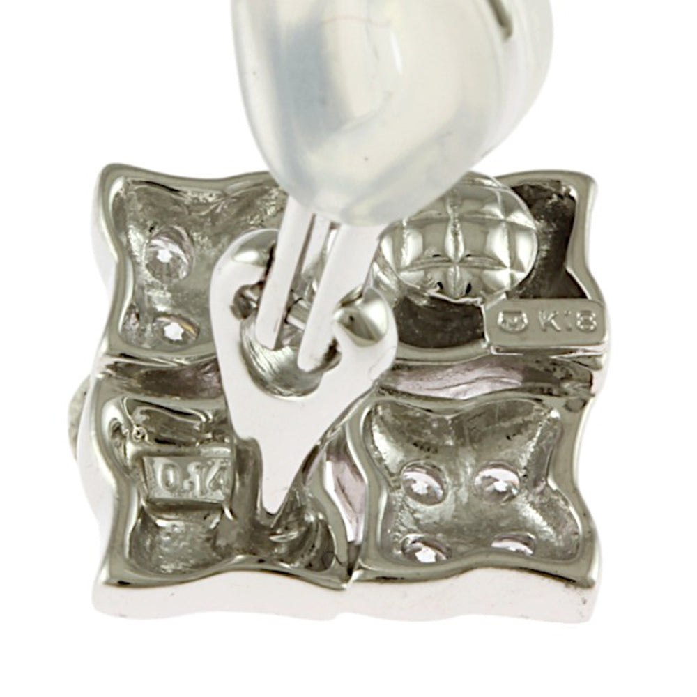 ミキモト イヤリング ミキモト 18金 ダイヤモンド 0.28ct レディース