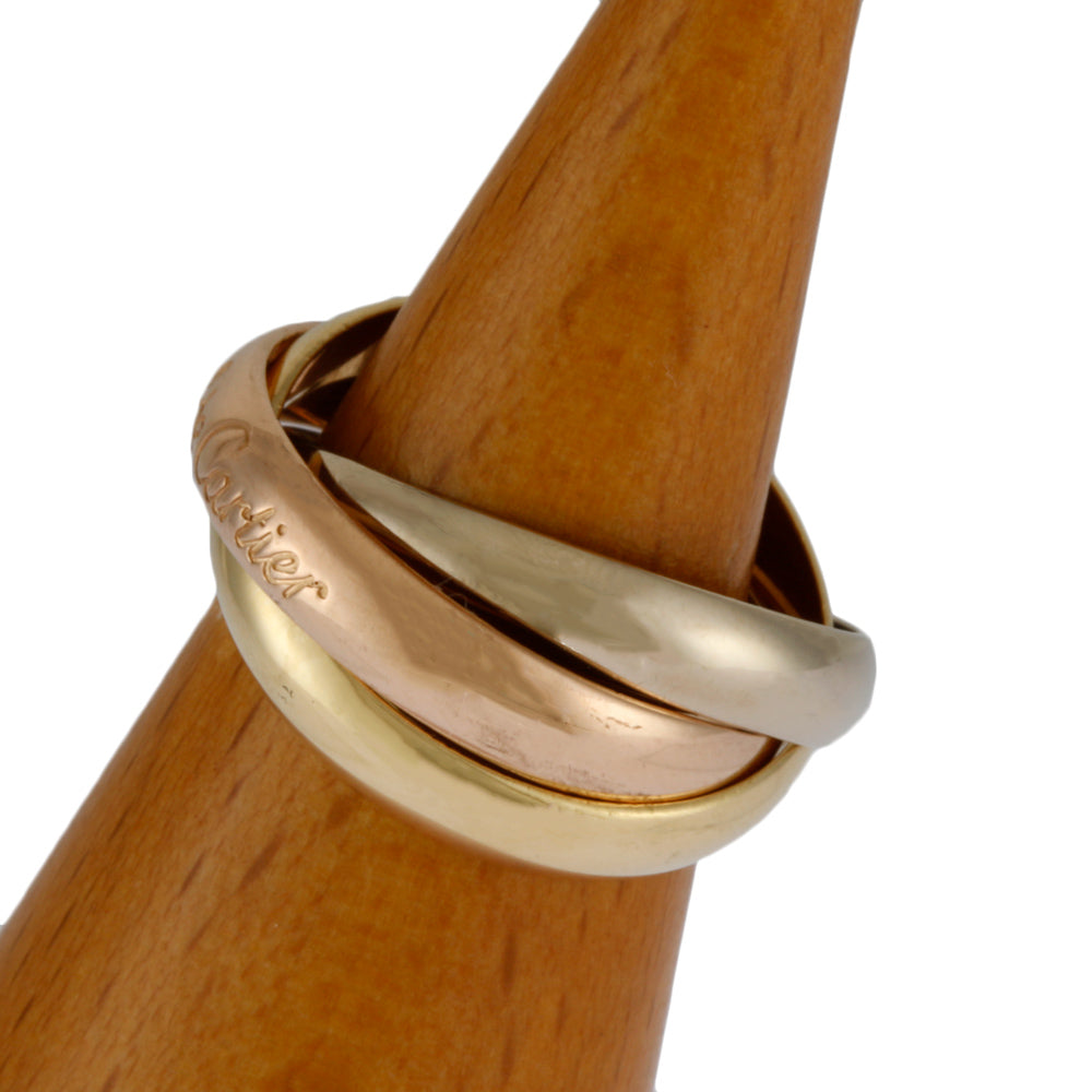 CARTIER カルティエ トリニティ リング 指輪 8.5号 18金 K18イエロー