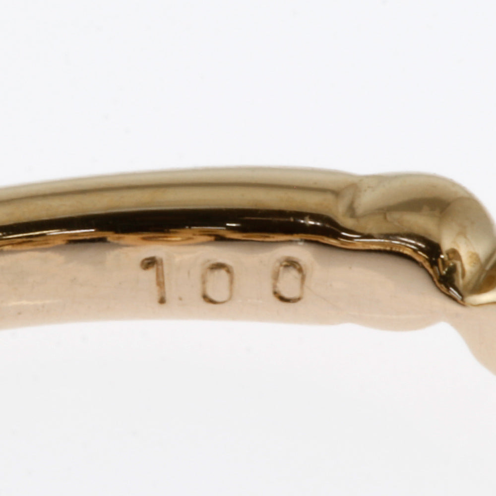 KASHIKEY カシケイ ベゼル リング 指輪 11号 18金 K18ゴールド