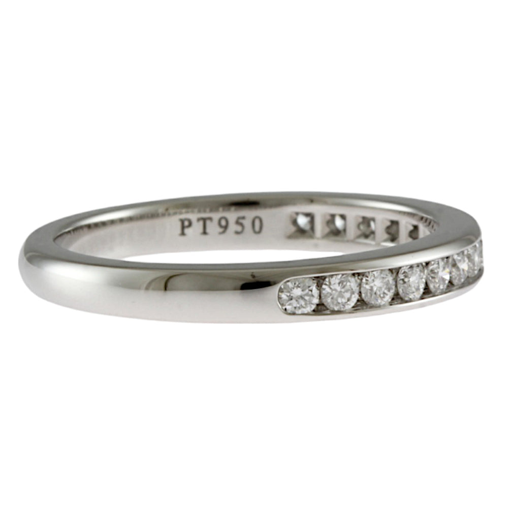 ティファニー セッティング ウェディングバンド ハーフサークル