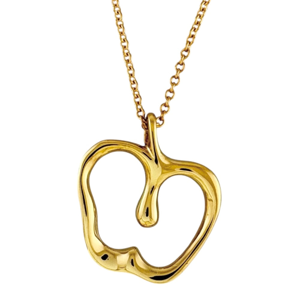 TIFFANY&Co. ティファニー アップル ネックレス 18金 K18イエロー