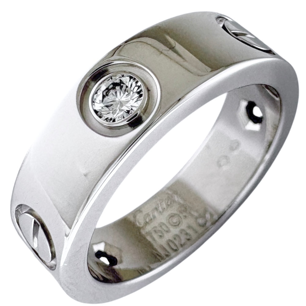 CARTIER カルティエ ラブ リング 指輪 11号 18金 K18ホワイトゴールド