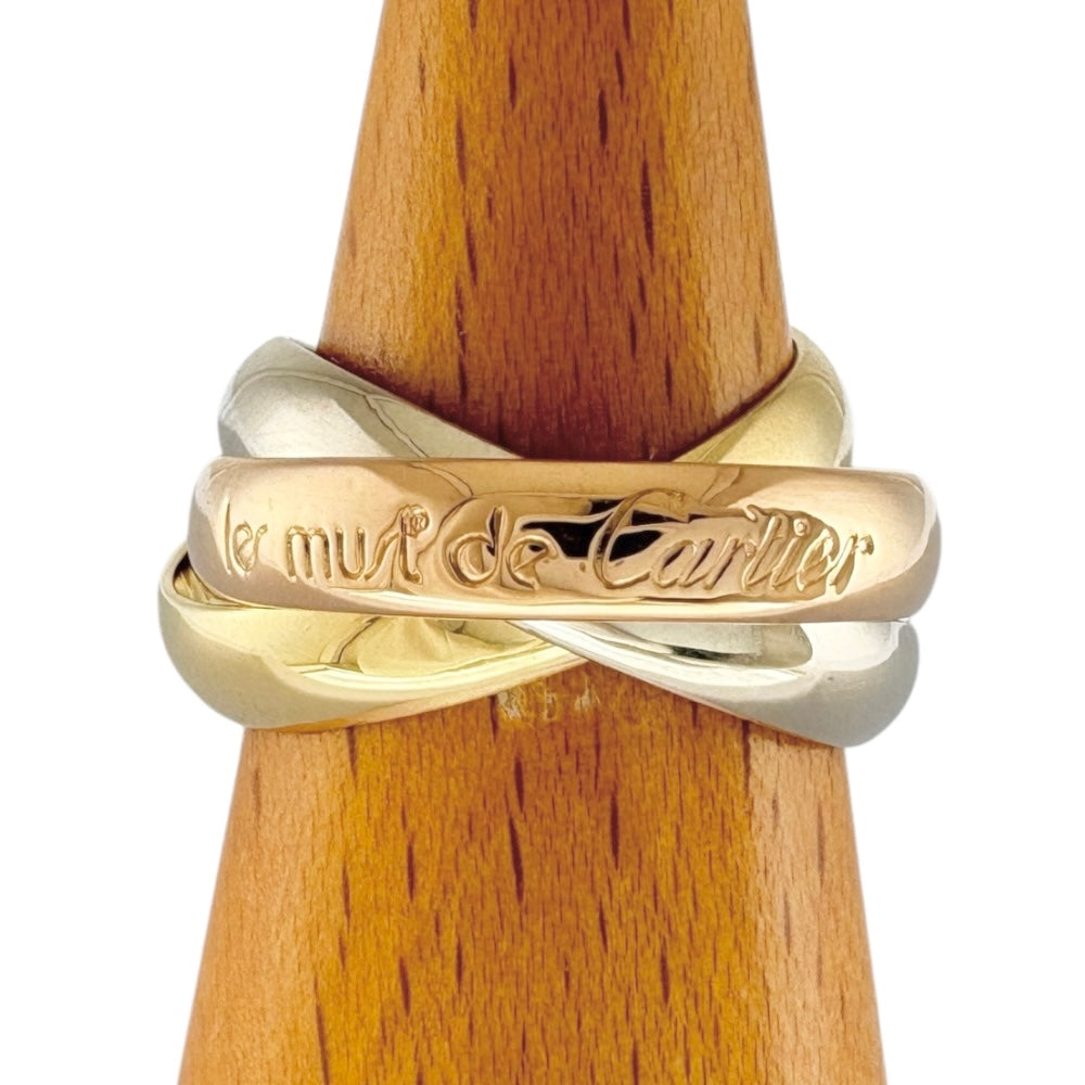 新品仕上済】K18 Cartierクラシック トリニティリング 9号 6.6g