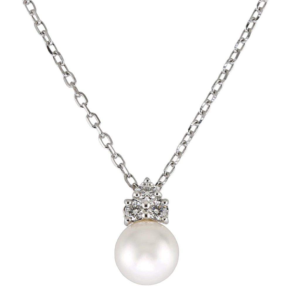 MIKIMOTO ミキモト ネックレス 18金 K18ホワイトゴールド アコヤパール レディース 中古 – 【公式】リサイクルキング オンラインショップ