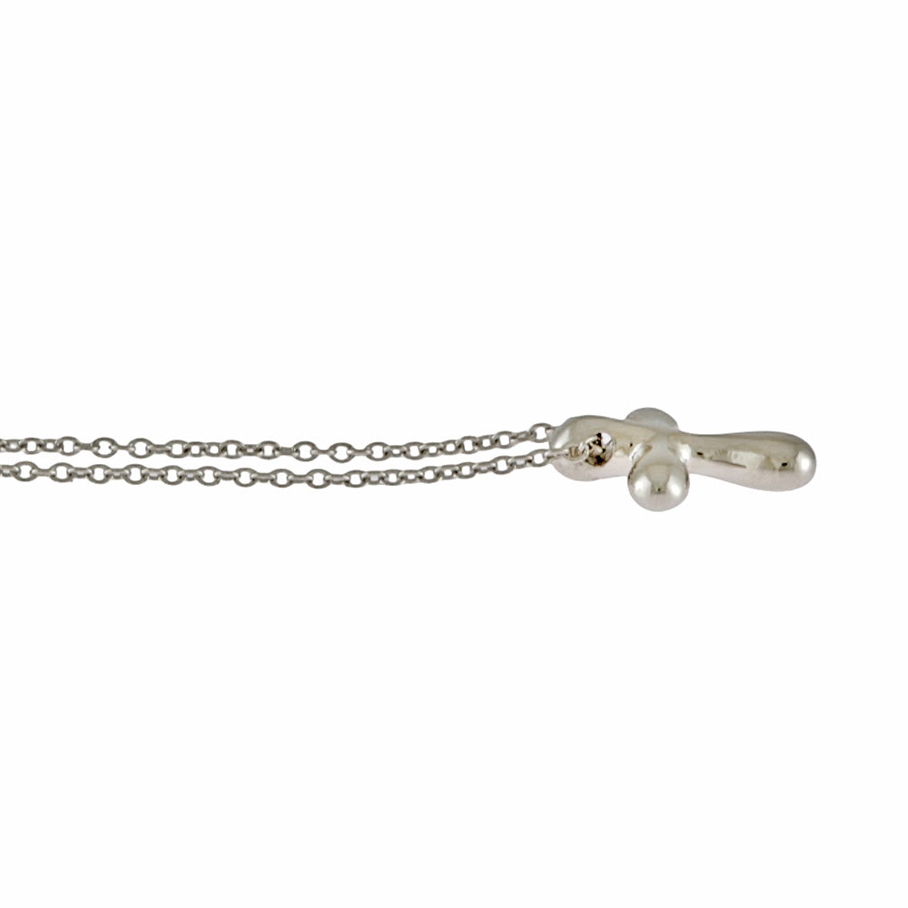 TIFFANY&Co. ティファニー スモールクロス ネックレス Pt950プラチナ