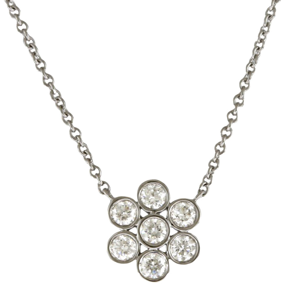 TIFFANY&Co. ティファニー フラワーガーデン ネックレス Pt950プラチナ