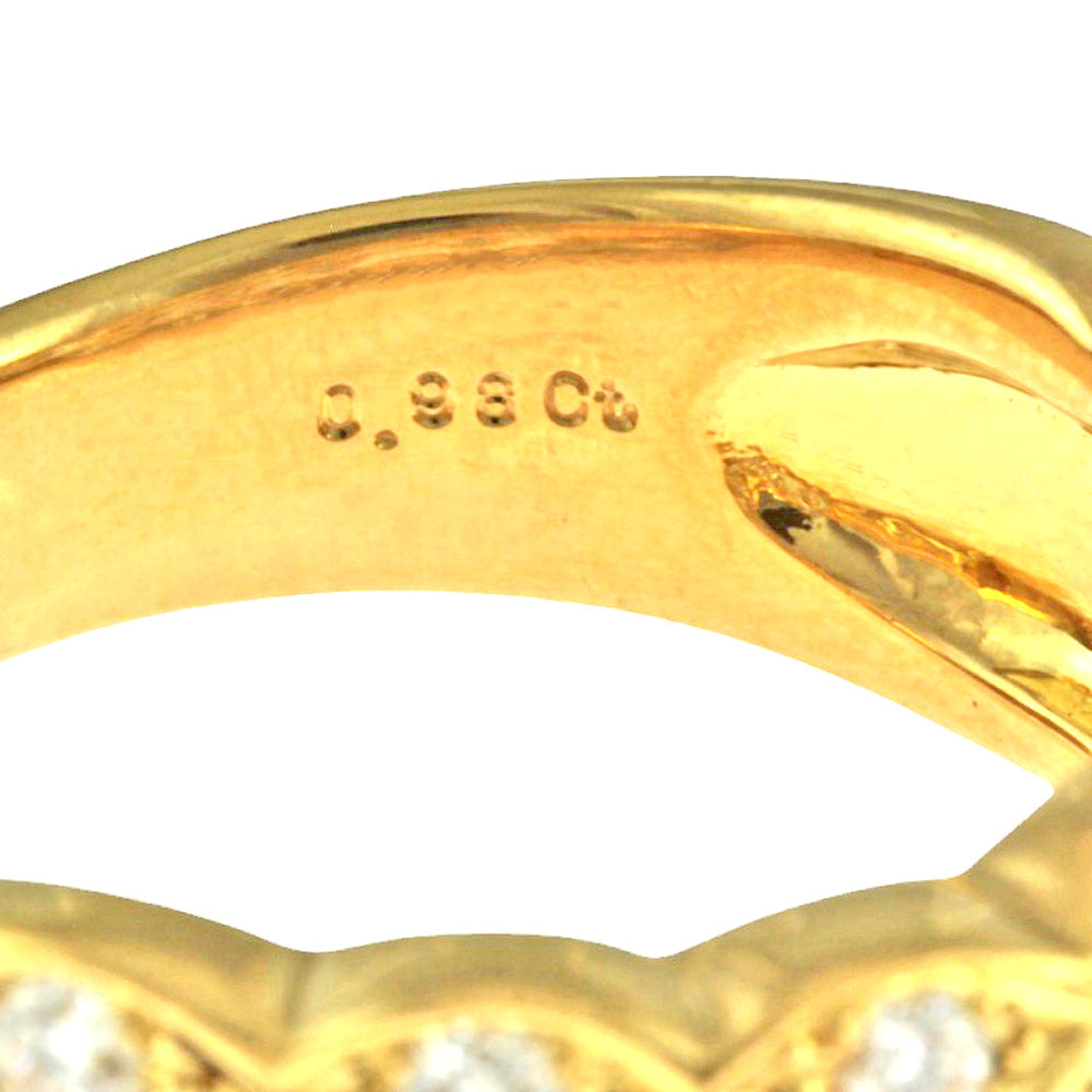 MIKIMOTO ミキモト リング 指輪 14号 18金 K18イエローゴールド