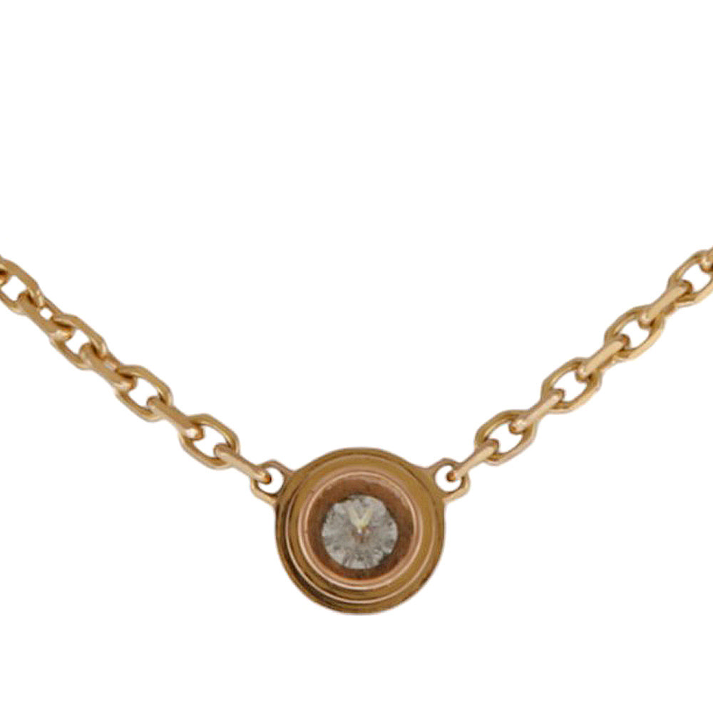 Cartier ダムール ディアマンレジェネックレス カルティエ CARTIER ダムール ディアマンレジェ ネックレス 18金