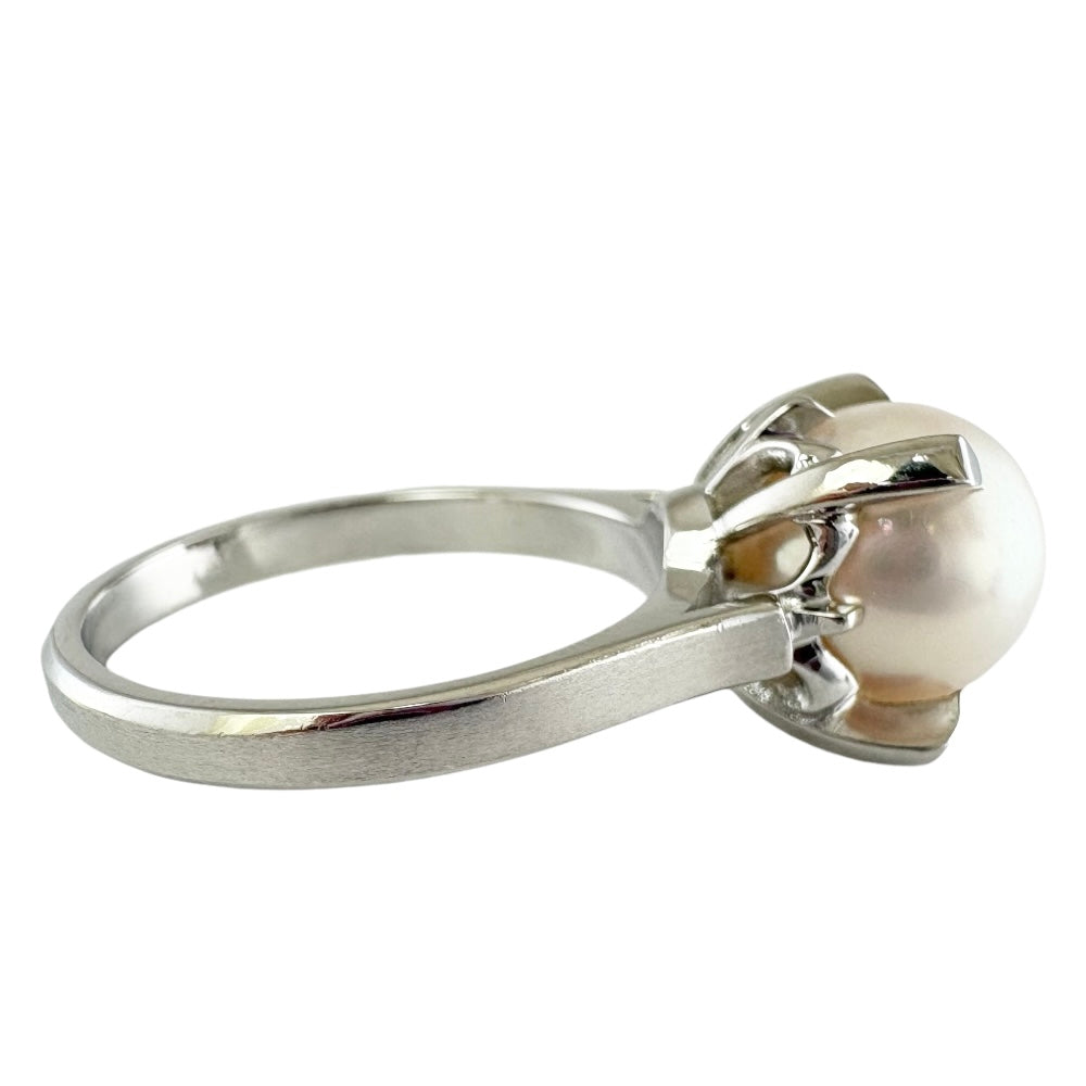 TASAKI Tasaki Ring Ring 11.5 Pt900 Platinum Acoya Pearl Ladies