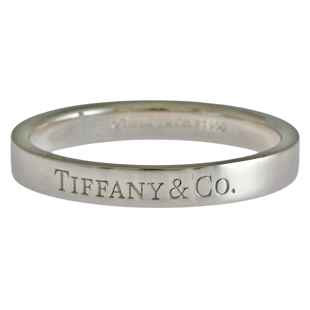 TIFFANY&Co. ティファニー フラットバンド リング 指輪 16号 Pt950プラチナ ユニセックス 中古 – 【公式】リサイクルキング  オンラインショップ