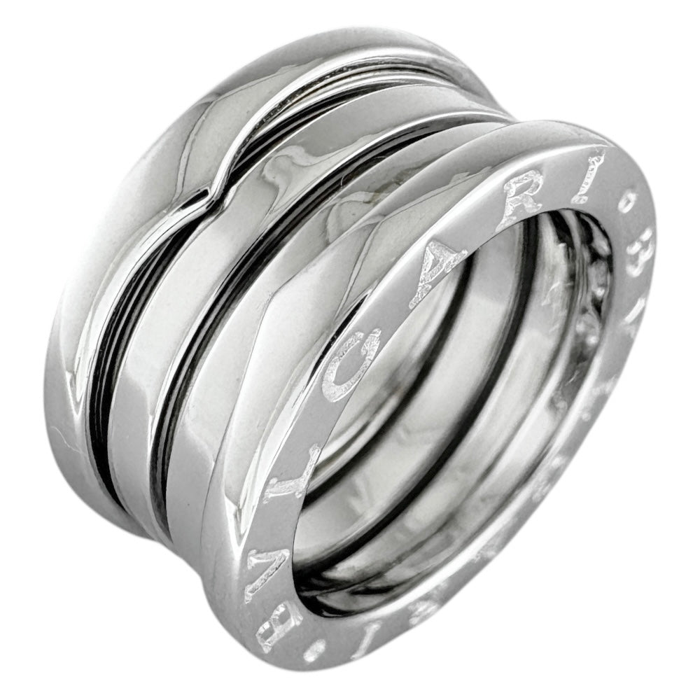 BVLGARI Bulgari B ZERO.1 3 Band Ring Ring No. 8 18 Gold K18 White Gold Ladies Used