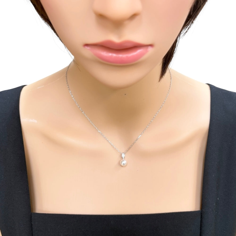 MIKIMOTO ミキモト ネックレス 18金 K18ホワイトゴールド アコヤパール レディース 中古 – 【公式】リサイクルキング オンラインショップ