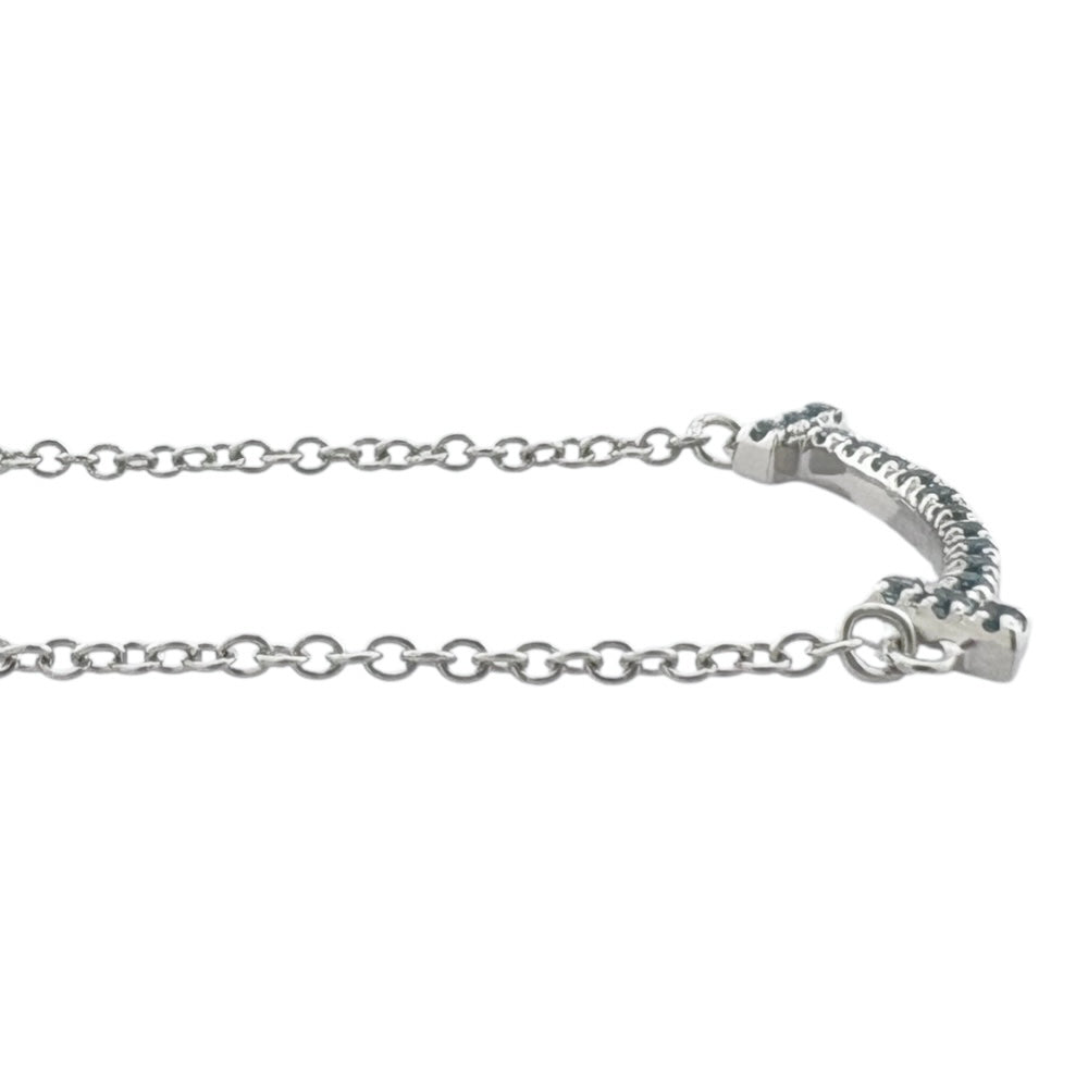 TIFFANY&Co. ティファニー Tスマイル ネックレス 18金 K18ホワイト