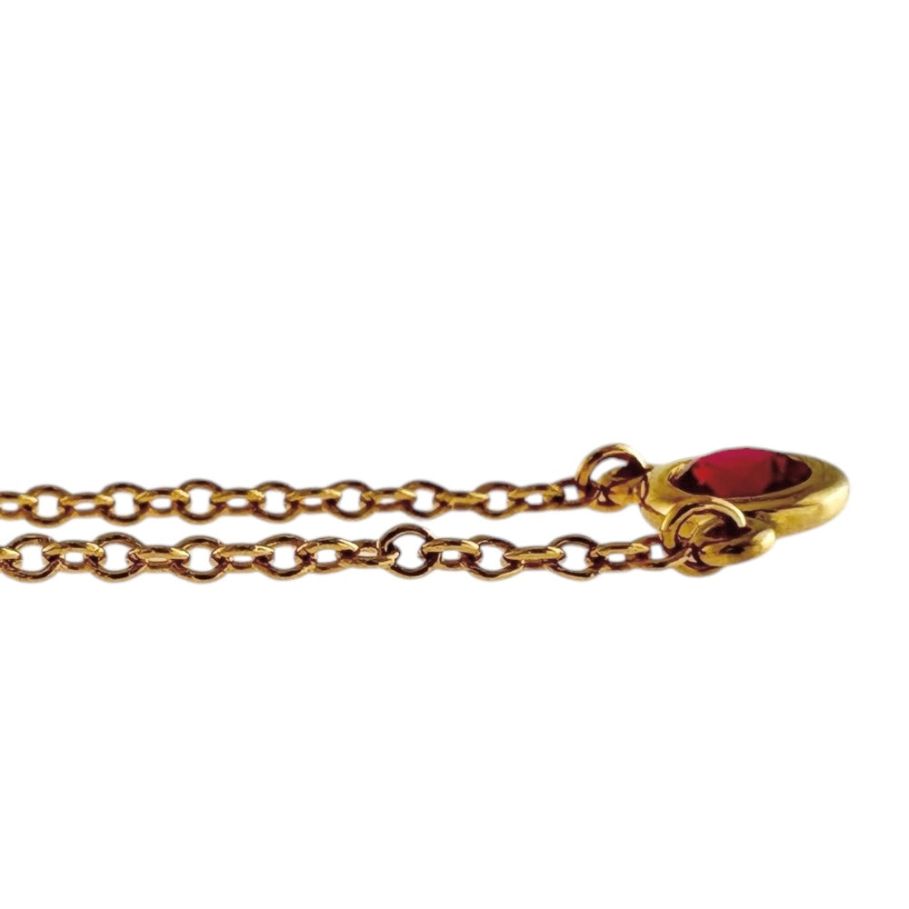 TIFFANY&Co. ティファニー カラーバイザヤード ネックレス 18金 K18