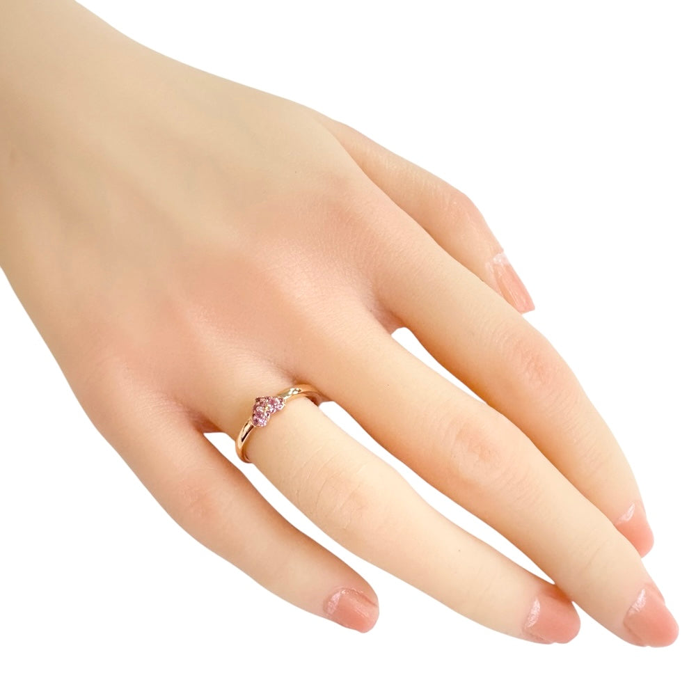 Ponte Vecchio ポンテヴェキオ リング 指輪 9号 18金 K18ピンク  