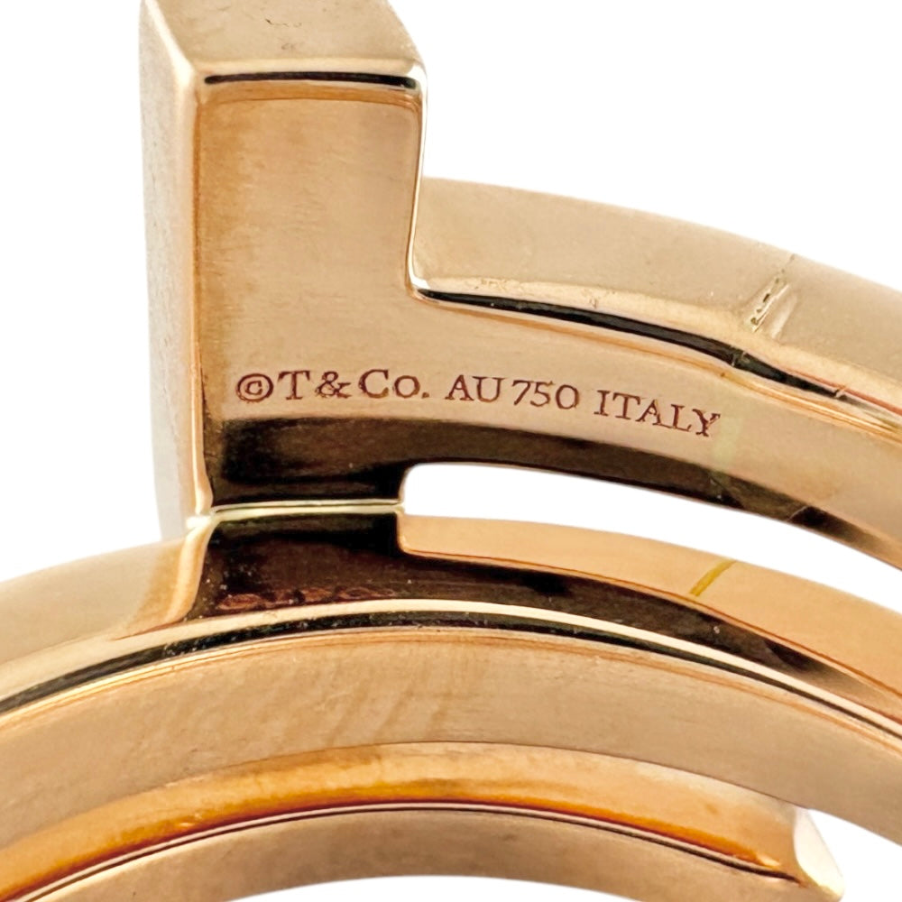 TIFFANY&Co. ティファニー Tスクエアラップ リング 指輪 11.5号 18金