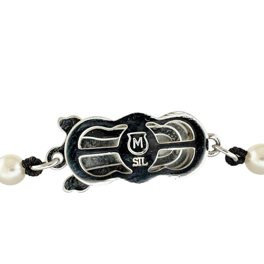 MIKIMOTO ミキモト ネックレス シルバー パール レディース 中古