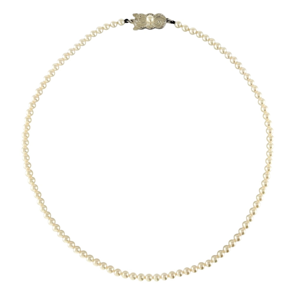 MIKIMOTO ミキモト ネックレス シルバー パール レディース 中古